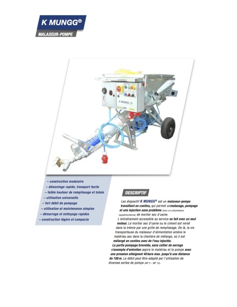 Centrale d'injection KMUNGG