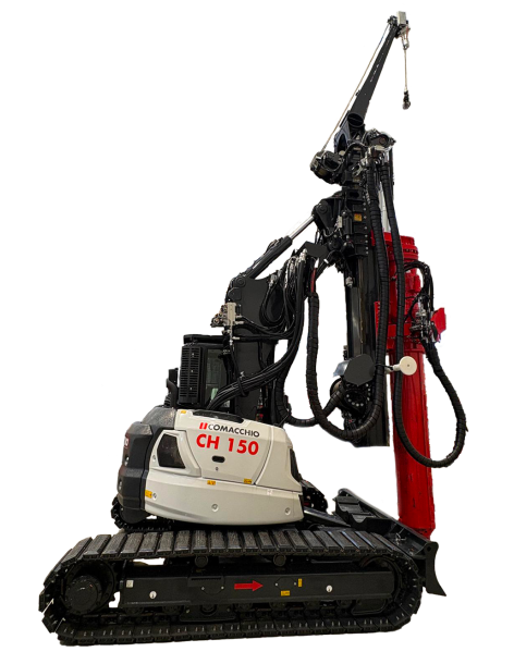 Foreuse mini pieux Comacchio CH 150 - À louer chez Foraloc