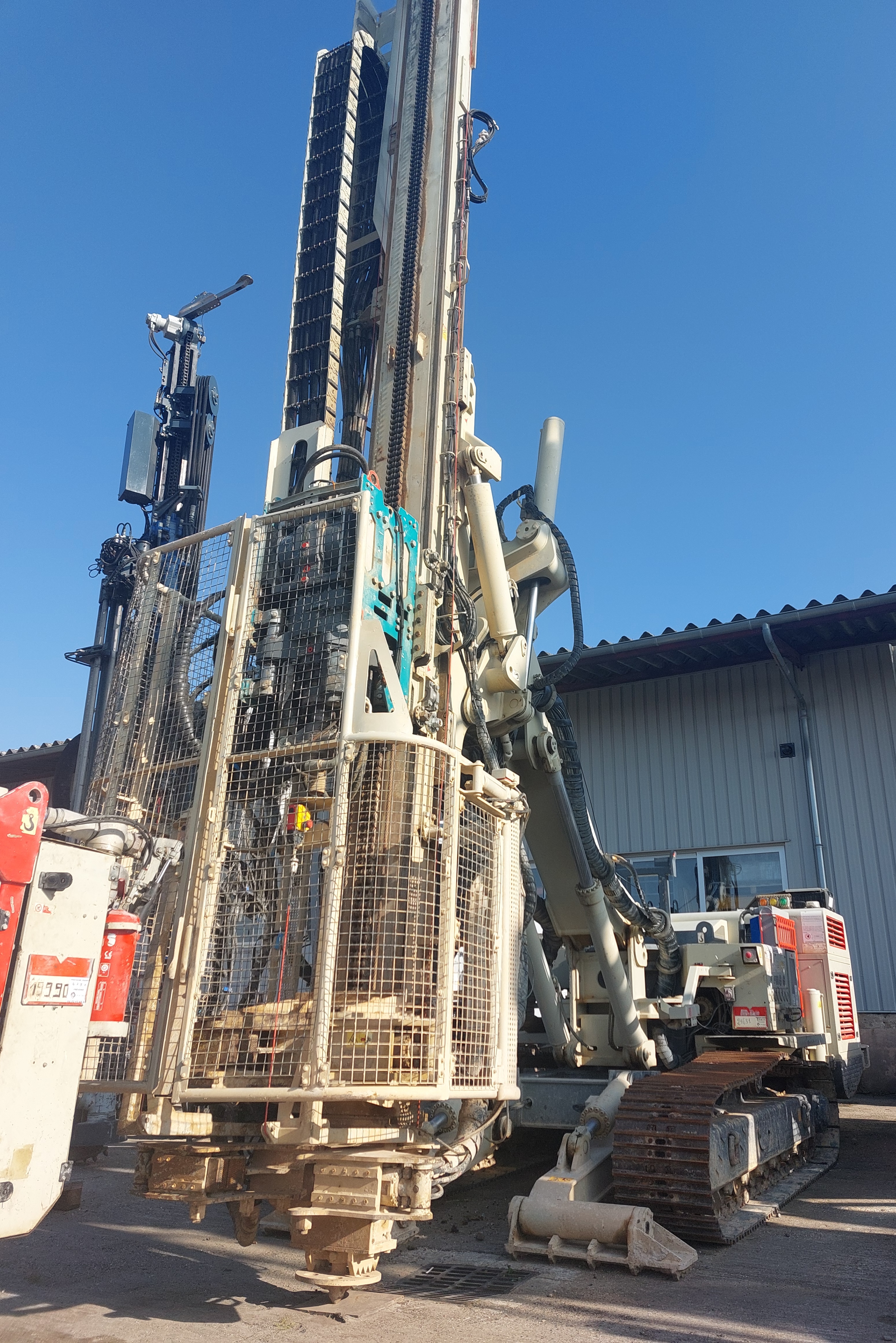 Commacio Foreuse Foreuse micropieux Comacchio MC 22 et tete RHV 1500 avec Foraloc - Foraloc