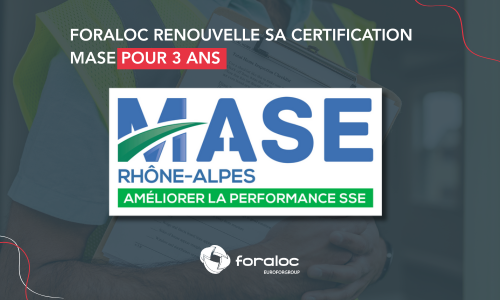 Certification MASE : Foraloc engagé pour la sécurité