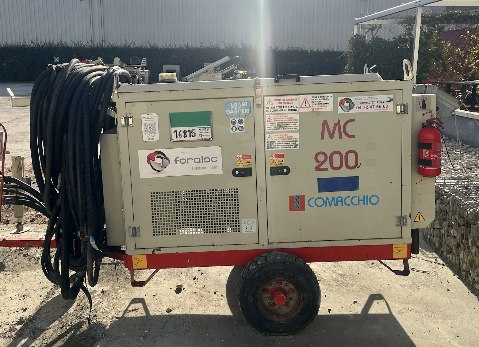 Foreuse Comacchio MC 200 powerpack thermique